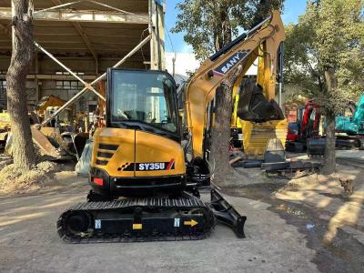 China Sany SY35U Equipment Trader Mini Excavator Second Hand Construction Machinery for sale