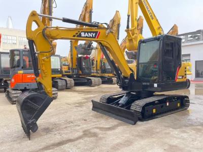 China Sany SY60C Second Hand Diggers Mini Excavator For Earth Removal for sale