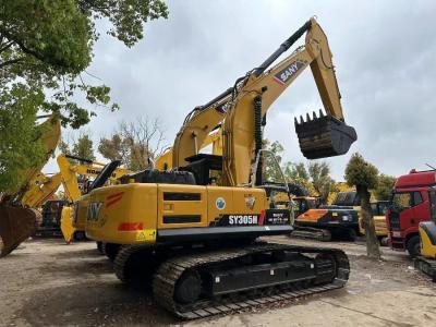 China 210kW Used Sany Excavator repossessed Earth Moving Equipment SY305H 30 Ton for sale