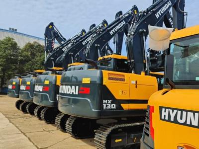 China Korea Famous Hyundai Crawler 130 Construction Excavator Small  Excavator for sale