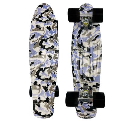 China Youth 22 Inch LED Full Wheels 4 Skateboard Heavy High Quality Aluminum Skateboard for sale