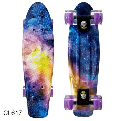 China Youth 22 Inch Full Wheels 4 Wheel Skateboard High Quality Aluminum Heavy Fish Skateboard for sale