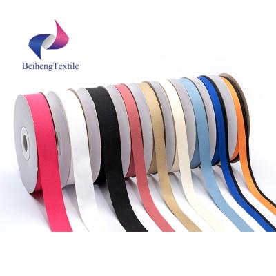 China Solid Color/High Tenacity/Logo Custom Printed Eco-friendly Sustainable Fiber Tencel Recycled Wood/Natural Cotton Biodegradable Tape for sale