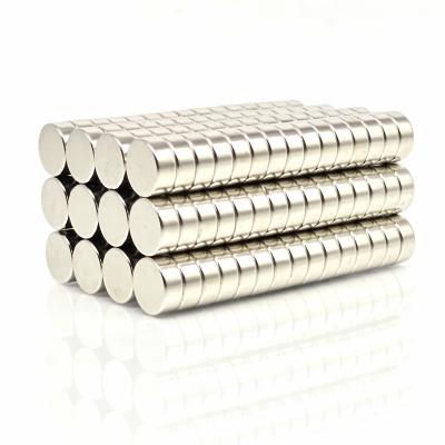 China Super Powerful Tiny Cylinder Iman Neodymium Magnet For Sale Industrial Magnet Customized Size N35-N52 12x4 12x5 Small for sale