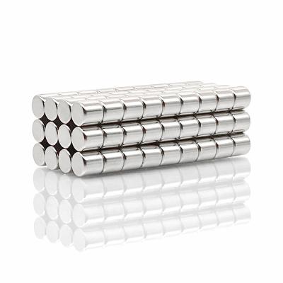 China Industrial Custom Disc N35-N52 6x6 Mm Cylinder Neodymium Permanent Magnet Magnet Imanes Neodimio for sale