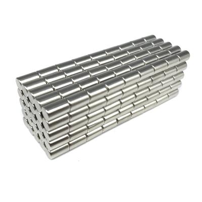 China Industrial Permanent Long N35 N52 6x10 Cylinder Ndfeb Bullet Shaped Neodymium Magnet Long Magnet Price for sale