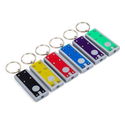 China Wholesale Gift Emergency LED Key Chain Lights Mini Key Chain LED Flashlight for sale