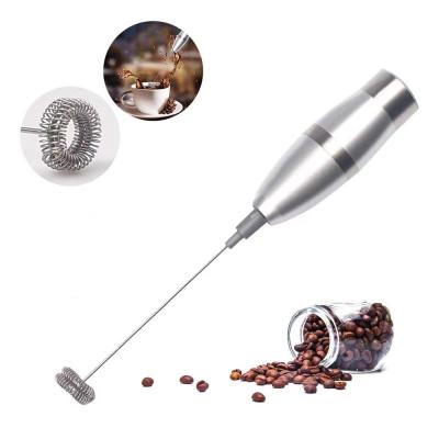 China Hot Selling Stored Automatic Milk Frother Coffee Blender Battery Powered Milk Frother for sale