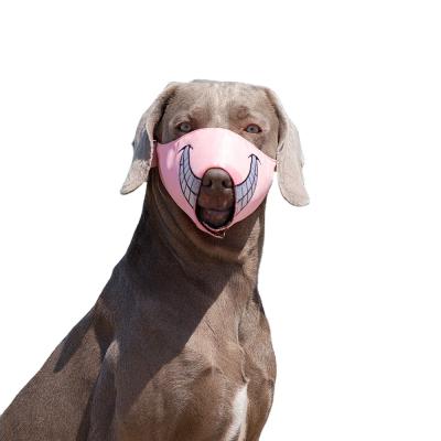 China Pet Pretraining Padded Breathable Dog Muzzles Custom Pet Accessories Werewolf Dog Muzzle for sale