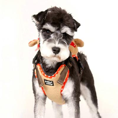 China Wholesale Cute Breathable Cute Dog Harness Vest Adjustable Pet Backpack for sale