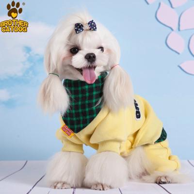 China Sustainable Hoodie Coat Pet Clothes Skirt Cute Pajamas Warm Puppy Apparel For Small Dogs Winter for sale