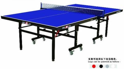 China Top Quality Sport Equipment Single Folding Indoor MDF Table Tennis Tables For Sale for sale