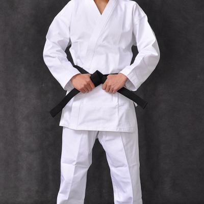 China Martial Arts Karate Uniform With Black Belt Light Weight Karate Training Uniform / Cotton Light Weight Master Karate Uni for sale