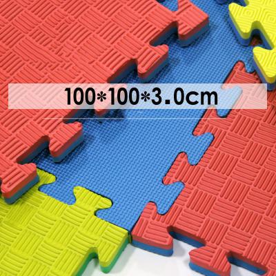 China High Quality 100% EVA High Density  Judo Mat Tatami 4CM EVA Taekwondo Tatami Puzzle Martial Arts Mat for sale