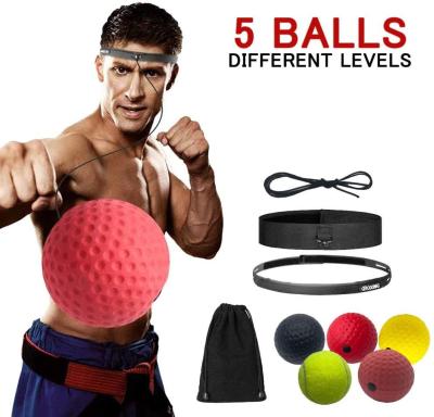 China Hot sale Boxing Ball Fight Reflex Ball on String Speed Reaction Focus Punch Hand Eye Coordination fast delivery for sale