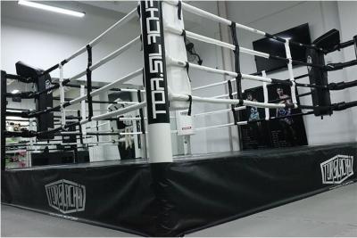 China All Size Corner Pads And Pu Ropes Boxing Ring for sale