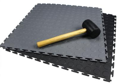 China Heavy duty PVC indoor interlocking floor tiles for workshop/removable plastic interlocking warehouse floor mats for sale