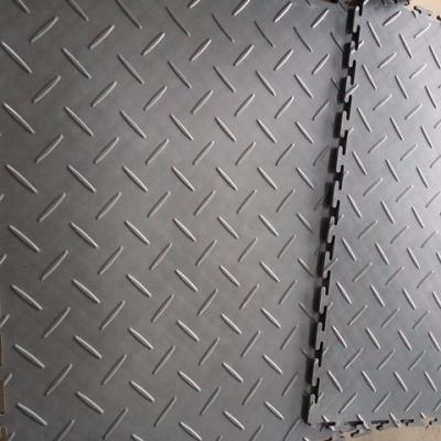 China Cheap wholesale interlocking PVC garage flooring tiles ew mold 300*300mm anti-slip interlocking pvc floor mat for sale