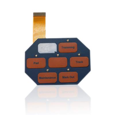 China Fpc / PCB Touch Button Keypad Telecom Equipment Customized Capacitive Membrane Switch for sale