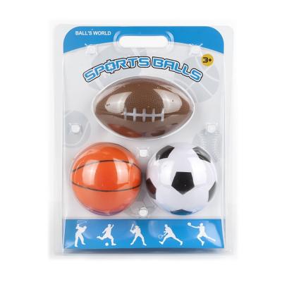 China Playing hot sale 2.5 in. PU Foam Mini Soccer Rugby Basketball Soft Squishy Ball Slow Rising Relieve Stress for sale