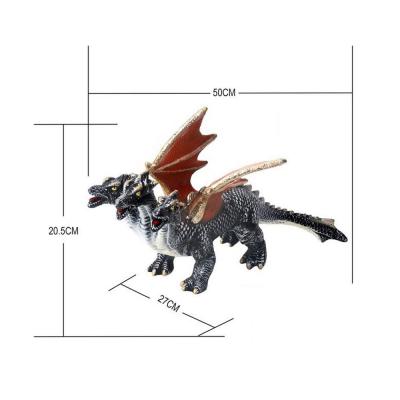 China Hot Selling Custom 50cm Cartoon Toy Rubber Dinosaur Toy For Kids Gift Wih Sound Other Toys for sale