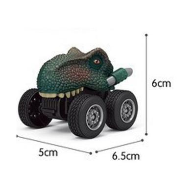 China High Quality Mini Vehicle Dinosaur Toy Pull Back Cars Friction Dinosaur Toy Cars Eco-friendly Material for sale