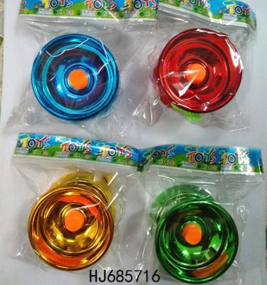 China FLASHING Toy Alloy Yoyo Ball Single funny cheap supporting OEM custom yo-yo for kid for sale