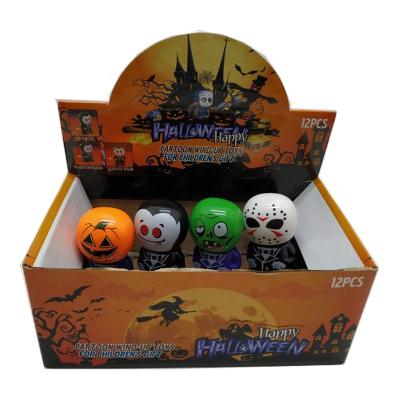 China Kids Toys Manufacturer Wholesale Hot Sale Adult Plastic Halloween Tin White Ghost Wind Up Toys Doll for sale