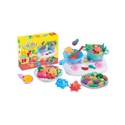 China Funny Educational Toys Children's Kitchen Colorful Educational Playdough DIY Pretend Play Clay Toys Funny for sale