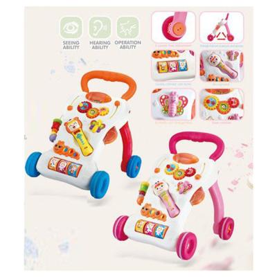 China Wholesale Shantou Plastic Baby Stroller Baby Toys Walkers Learning Walker Car Baby Carriage Mini Walker Toy for sale