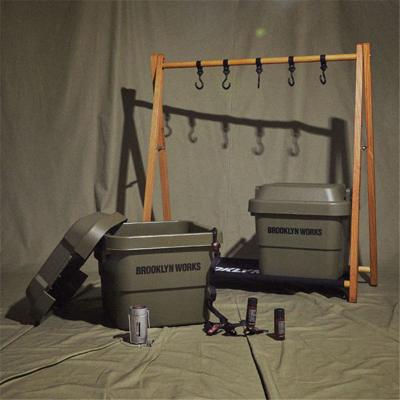 China Viable Made In China Hot Selling Portable Plastic Trunk Box For Outdoor Camping for sale