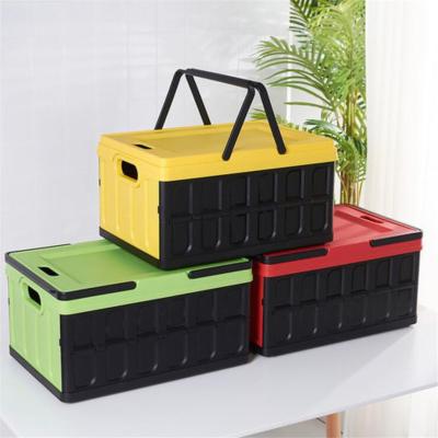 China Stronger Plastic Recycled Bafuluo New Item Sustainable Style Korea Folding Shopping Basket For Home for sale