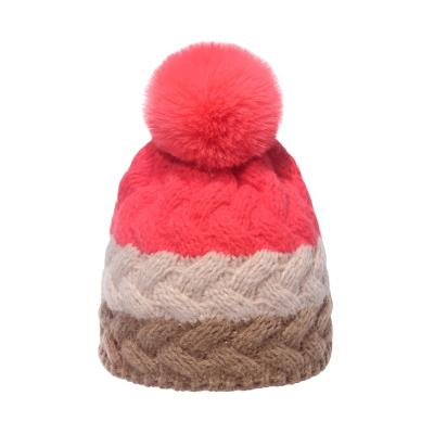 China New design JOINT joint knit big soft bobble fashion hot custom logo hats for sale