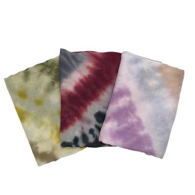 China Tie Die Highest Quality Comfortable Women Tie Die Plus Size Cotton Muslim Hijab for sale