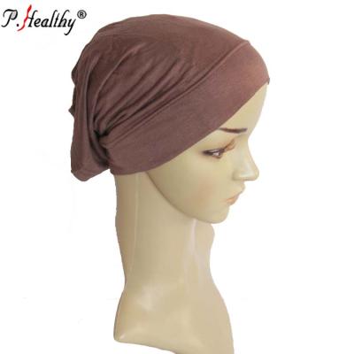 China Hot Selling Simple P-healthy Muslim Inner Hijab Cover Full Covers Squishy Islamic Underscarf for sale