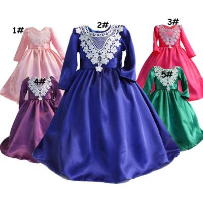 China Anti-wrinkle Girl Matching Patchwork Black Pink Pink Lace Tutu Girl Skirt Mini Princess Dress for sale