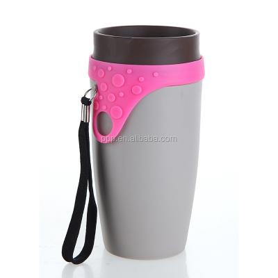 China Sustainable Black Plastic Water Bottle , Plastic Sports Bottle New Product for sale