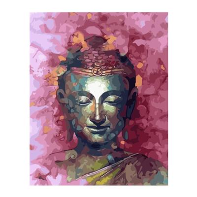 China Support Customization HUACAN Buddhism Oil Painting By Numbers Subtract On Canvas Religion Dropshipping DIY Pictured By Numbers Drawing Wall Art for sale