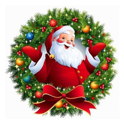 China Support Customization HUACAN 5D Full Drill Diamond Painting Dropshipping Diamond Embroidery Xmas Square Mosaic Christmas Decoration Art Kit for sale