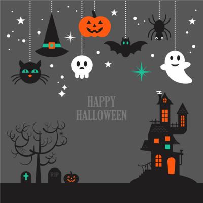 China Cartoon Pumpkin HUACAN 5D Diamond Embroidery Full Drill Rhinestone White Card DIY Diamond Painting Mosaic Halloween House for sale