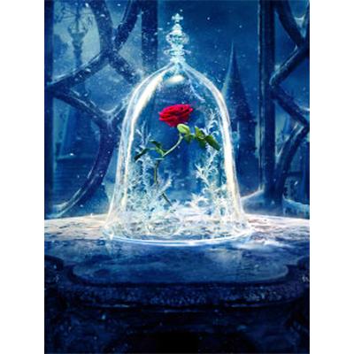 China HUACAN DIY Diamond Painting Charming Rose Glass Model Wholesale Modern Bottle Full Room Decoration New Product Living Diamond Resin for sale