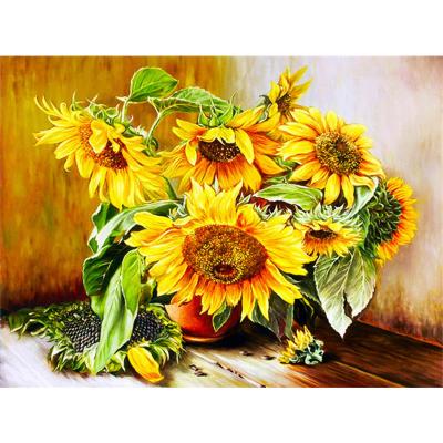 China Modern Embroidery Kit Flowers Diamond Painting Sunflower and Daisy Mosaic Pattern Home Decoration Crafts from HUACAN for sale