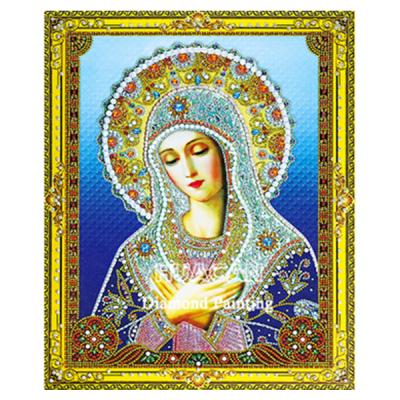 China Special Shaped Luminous Religious Diamond Painting Kits Wholesale Diamond Embroidery Mosaic Decoration Europe Huacan Religion Art for sale