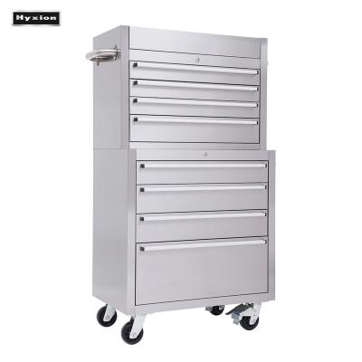 China Anti-fingerprint SS surface professional hyxion OEM/ODM market cabinet tool storage for garage. Bike toolbox for the home garage for sale