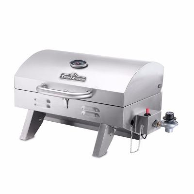 China Easily Assembled Portable Stainless Steel Charcoal Barbecue Grill Smoker For Camping for sale