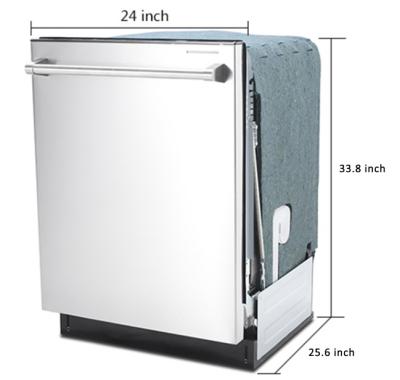 China 24 Inch Dishwasher Stainless Steel Countertops Traditional Semi Luxury Built Dishwasher Cleaners for sale