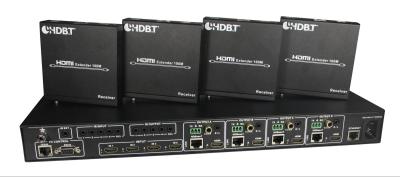 Chine Commutateur sans fil de l'extérieur 4K HDBaseT Matrix d'IR avec le contrôle basé sur Windows de GUI à vendre