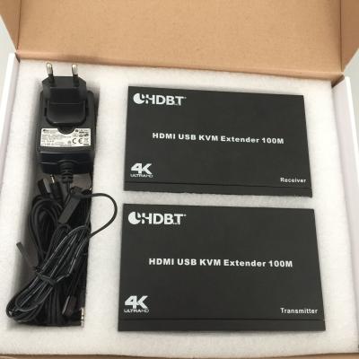 Chine Supplément noir d'Ethernet de HDBaseT HDMI avec l'IR, expéditeur de signal de 4K*2K Hdmi à vendre