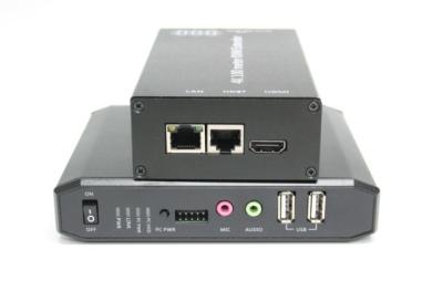 China Fully HD Hdmi Usb Kvm Extender , Black Box Cat5 Kvm Extender 20W Power Consumption for sale