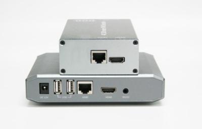 China Transmissor e receptor dos ethernet do console HDMI de USB KVM sobre CAT7 UTP 328-Ft à venda